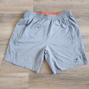 Gymshark grey Speed Lined shorts, Size small